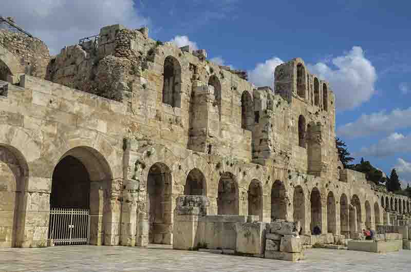 40 - Grecia - Atenas - La Acropolis - Odeon de Herodes Atico